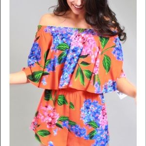 Show Me Your Mumu Rosarita Romper - Baha Bloom